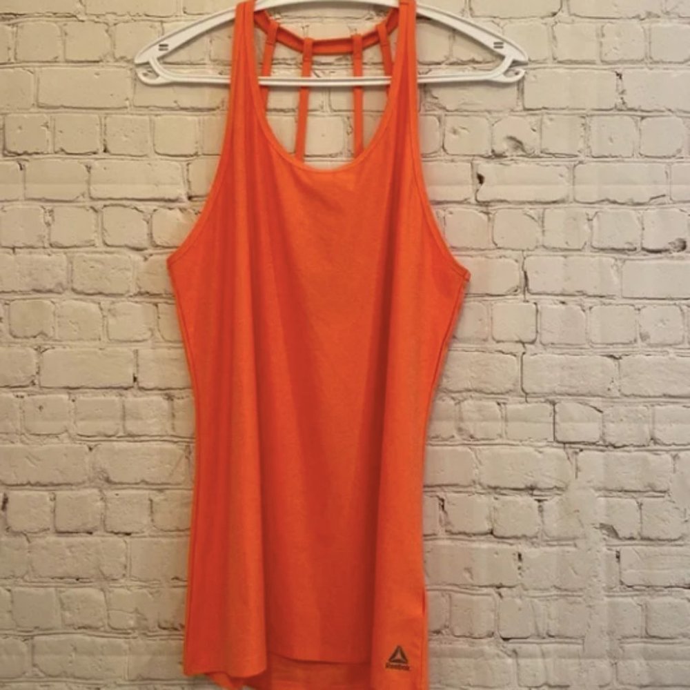 [REEBOK] Orange Tank Top - Medium